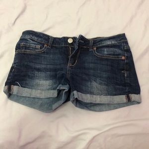 denim shorts